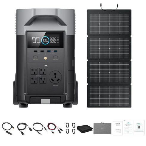 EcoFlow Delta 2 Max smart extra battery top view