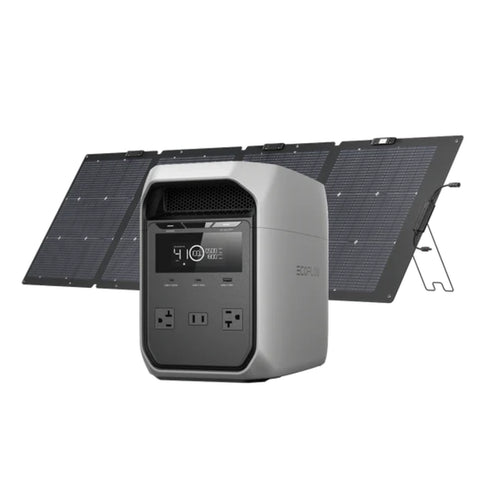 EcoFlow Delta Pro with double voltage hub setup
