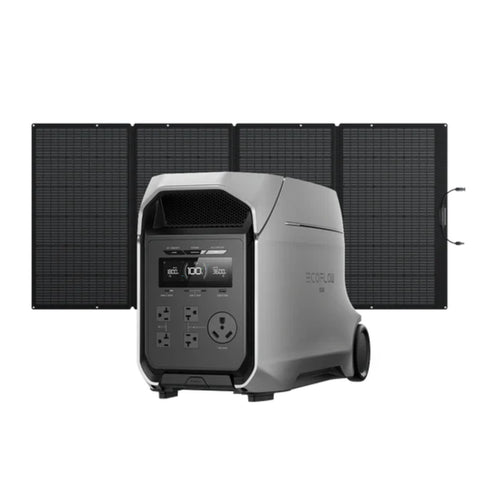 EcoFlow Delta 3 Max 400W solar generator graphic