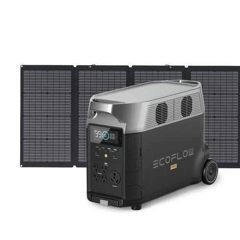 EcoFlow Delta 2 Max smart extra battery rear view