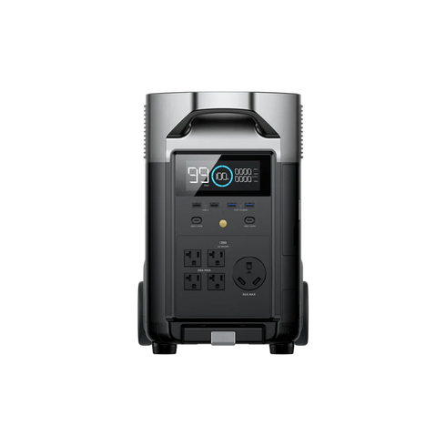 EcoFlow Delta 2 Max refurbished portable power station rear view
