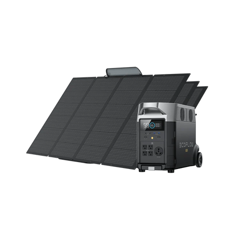 EcoFlow Delta 2 Max refurbished portable power station side angle