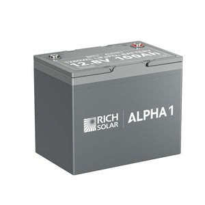 ALPHA 1 12V 100Ah LiFePO4 Battery for RVs and Off-Grid Use
