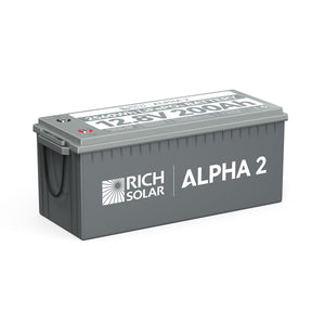 ALPHA 2 12V 200Ah LiFePO4 Battery for RVs and Off-Grid Use