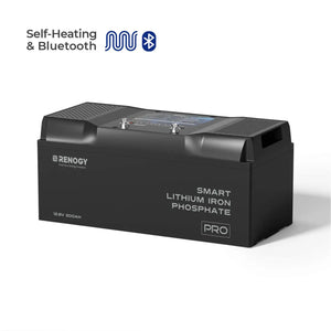 12V 100Ah/200Ah Smart LiFePO4 Battery w/ Bluetooth & Self-Heating | Pro Series
