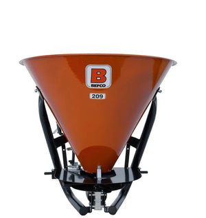 BEFCO - PTO Broadcast Spreader for 16–50 HP Tractors Category 1 3-Point Hitch 540 RPM Drive Fertilizer Seed Spreader