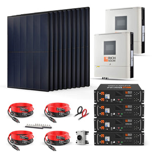 Rich Solar 4000W 48VDC?240VAC Solar Kit for Residential and Off-Grid Use