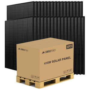 Sun Gold Power 415W Black PERC Solar Panel Pallet (32)