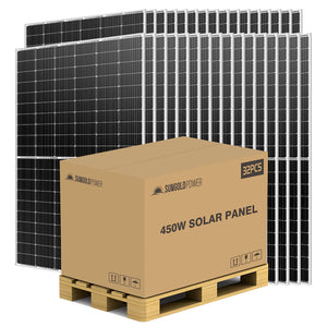 Sun Gold Power 450W Mono PERC Solar Panel Pallet (32)