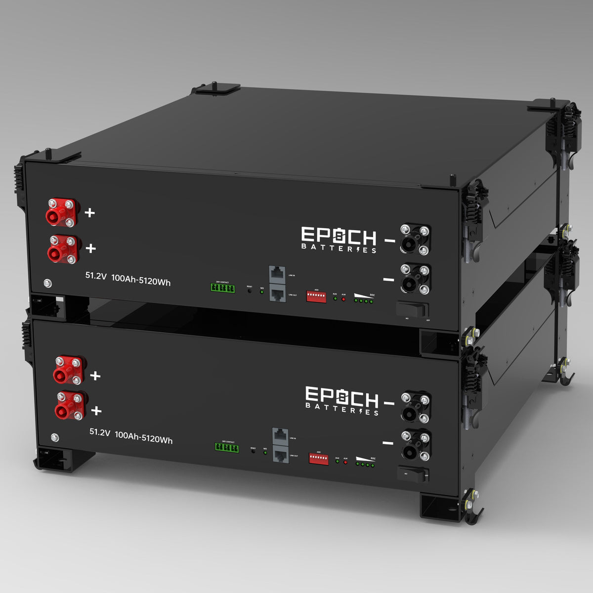 EPOCH 48V 100Ah (5.12kWh) - Self-Heating Server Rack Lithium Battery ...