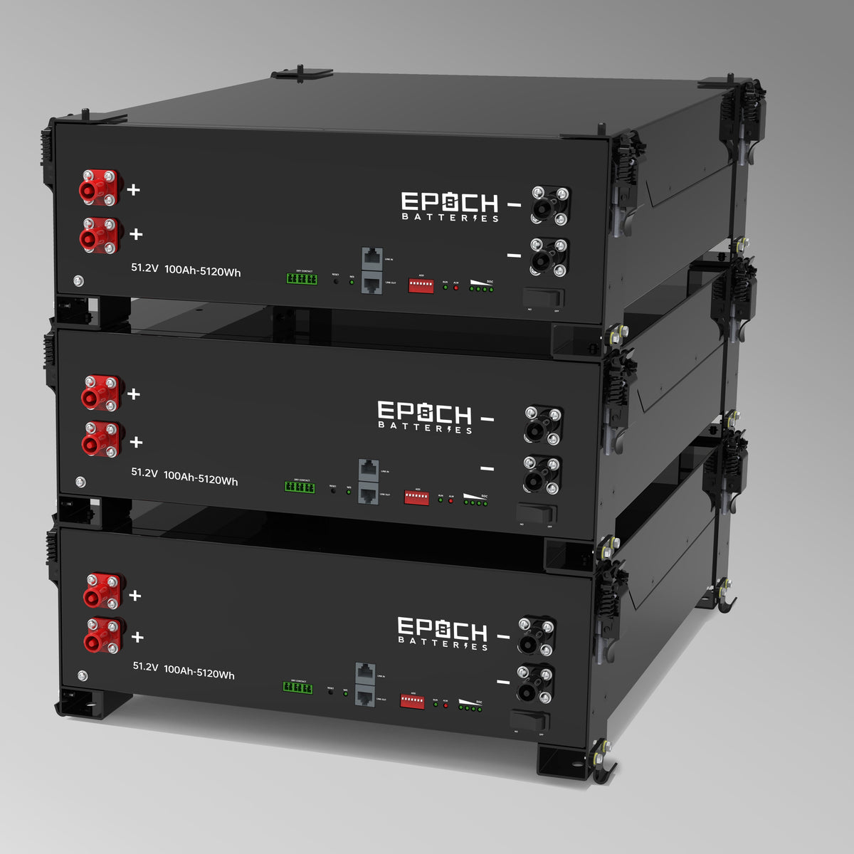 EPOCH 48V 100Ah (5.12kWh) - Self-Heating Server Rack Lithium Battery ...