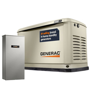 Generac 10kW Standby Generator with 16-Circuit Transfer Switch WiFi