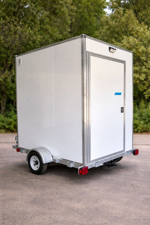 EcoJohn Single Portable Restroom with Waterless Incinerating Toilet