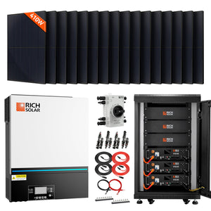 Rich Solar RS-H6548 Complete 48V Off-Grid Solar Kit 6560W PV Input for Residential and Off-Grid Use
