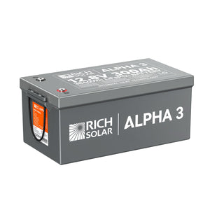 ALPHA 3 12V 300Ah LiFePO4 Battery for RVs, Cabins, and Off-Grid Use
