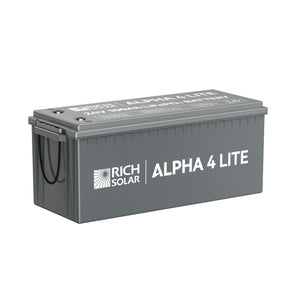 ALPHA 4 LITE 24V 100Ah LiFePO4 Fast-Charging Battery for RVs and Off-Grid Use