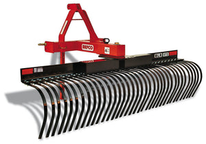 BEFCO - 3 Point Landscape Rake for Category 1 Tractors | 16–65 HP | Adjustable Forward & Reverse Angle