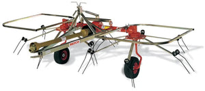 BEFCO - Pull-Type Hay Tedder 20–50 HP Tractor | 10 ft PTO Driven DRP-300 2 Rotor Hay Fluffer