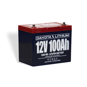 Dakota Lithium 12V 100Ah Deep Cycle Heated LiFePO4 Battery