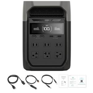 EcoFlow DELTA 3 1024Wh 1800W Solar Generator Portable Power Station