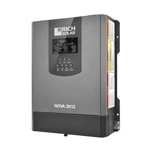 NOVA 2K12 2000W 12V Pure Sine Wave Inverter with Built-in Transfer Switch for RVs and Off-Grid Use