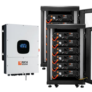 NOVA 12K PV Hybrid Inverter Solar Kit with 61.44kWh Server Lithium Battery for Residential and Off-Grid Use