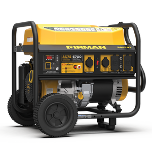 Firman Gas Portable Generator 8375W Recoil Start 120/240V With Co Alert