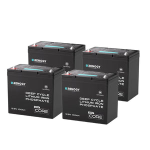 Mini Size 12.8V 100Ah Lithium Iron Phosphate Battery