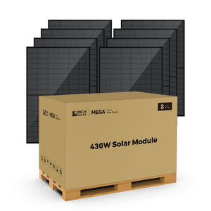 Rich Solar MEGA 430 BIFACIAL 430W 24V Solar Panel for Residential and Off-Grid Use