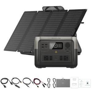 EcoFlow RIVER 2 Max Solar Generator with 160W Solar Panel