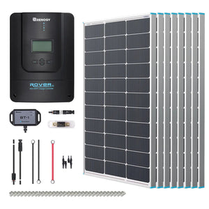 Premium Off-Grid Solar Kit 800W 12V/24V | Optional Smart Monitoring