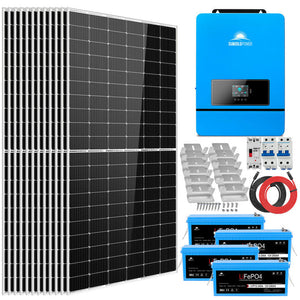 Sun Gold Power 8000W 48V Off Grid Solar Kit 10.24kWh 5400W Panels