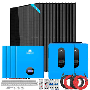 Sun Gold Power Off Grid Solar Kit 13kW Inverter 48V 12 X 370 Watts Solar Panels