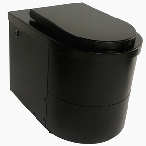 TinyJohn XL BLACK - Waterless Incinerating Toilet