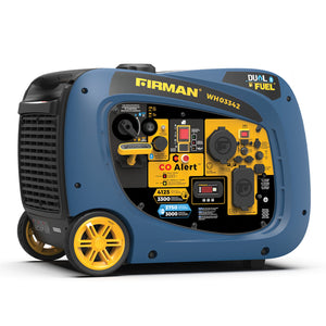 Firman Dual Fuel Inverter Portable Generator 4125W Electric Start With Co Alert