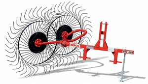 BEFCO - Ground Driven Wheel Rake for 16–80 HP Tractors | Cat 1 3-Point Hay Rake | RS2 Series | In-Line & V Configuration