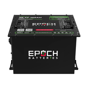 EPOCH 36V 105Ah - LiMax Series - Lithium (LiFePO4) Golf Cart Battery - Complete Kit